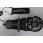 EM Sneakers Chrome Hearts Tricolor Cross Horseshoe Print T-shirt White