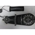 EM Sneakers Chrome Hearts Tricolor Cross Horseshoe Print T-shirt White