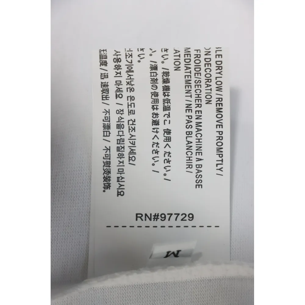 EM Sneakers Chrome Hearts Tricolor Cross Horseshoe Print T-shirt White
