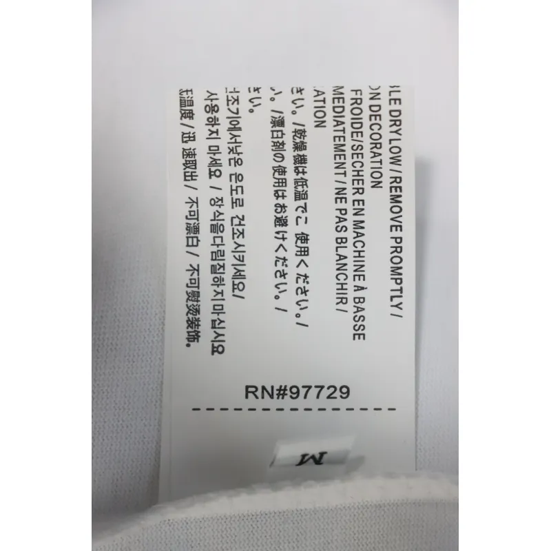 EM Sneakers Chrome Hearts Tricolor Cross Horseshoe Print T-shirt White