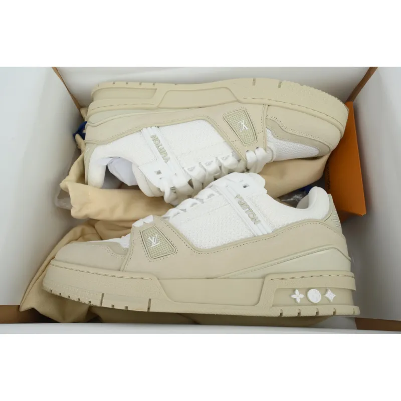 EM Sneakers Louis Vuitton Trainer Beige