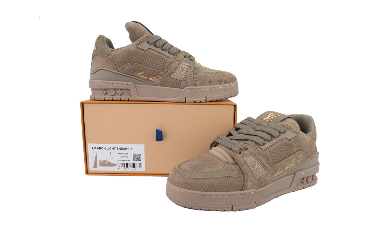 EM Sneakers Louis Vuitton Trainer Brown Small