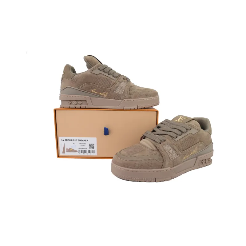 EM Sneakers Louis Vuitton Trainer Brown Small