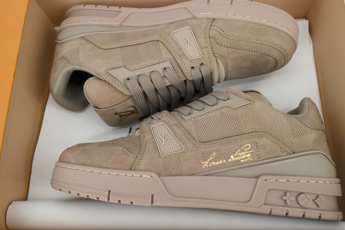 EM Sneakers Louis Vuitton Trainer Brown Small