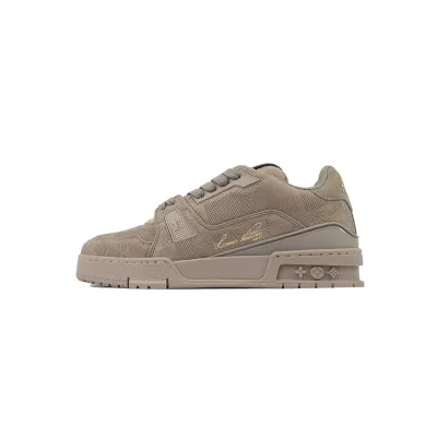 EM Sneakers Louis Vuitton Trainer Brown Small 01