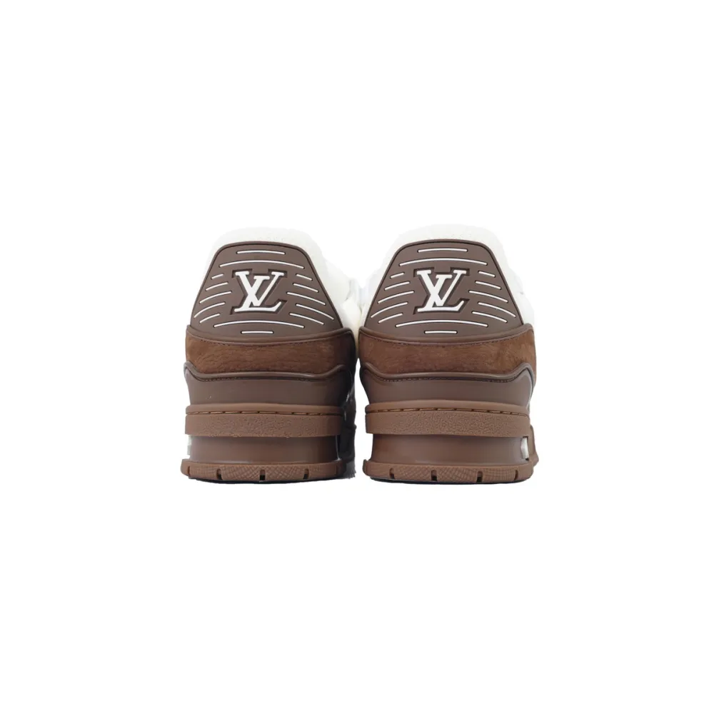 EM Sneakers Louis Vuitton Trainer White Brown
