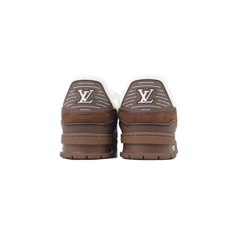 EM Sneakers Louis Vuitton Trainer White Brown