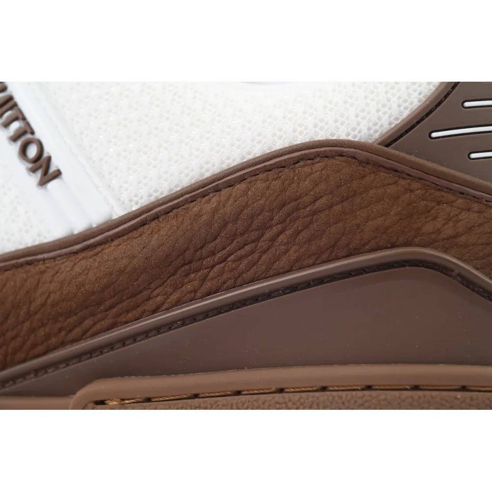 EM Sneakers Louis Vuitton Trainer White Brown