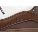 EM Sneakers Louis Vuitton Trainer White Brown