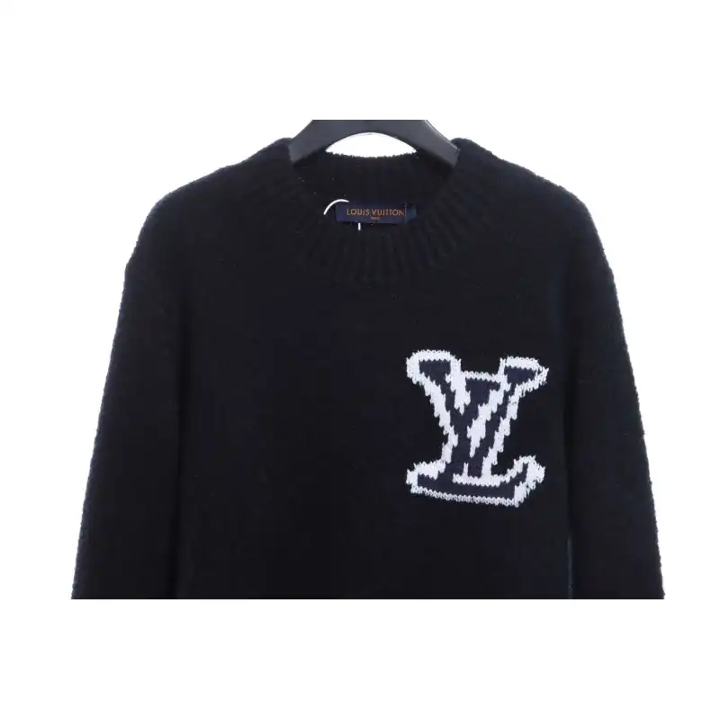 EM Sneakers Louis Vuitton Classic LOGO Sweater Black