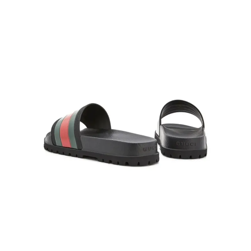 EM Sneakers Gucci Web Slippers Black
