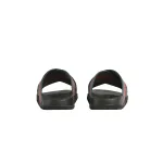 EM Sneakers Gucci Web Slippers Black Rubber Green and Red