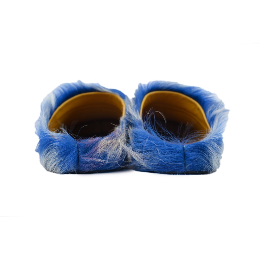 EM Sneakers Marni Fussbett Tie Dye White Blue