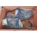 EM Sneakers Marni Fussbett Tie Dye White Blue