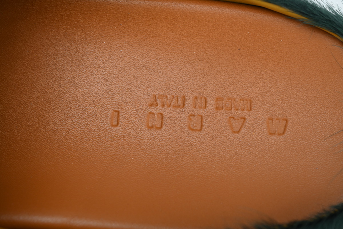 EM Sneakers Marni Fussbett Deep Green