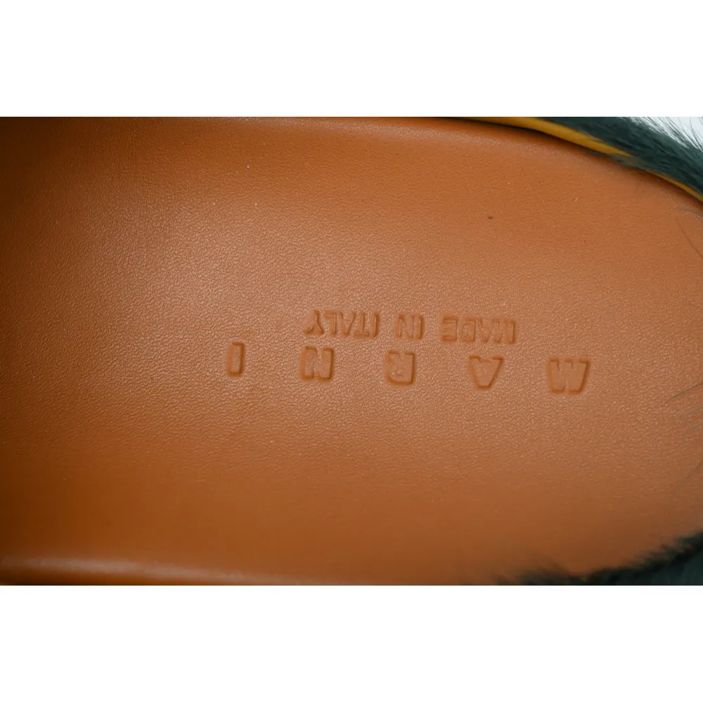 EM Sneakers Marni Fussbett Deep Green
