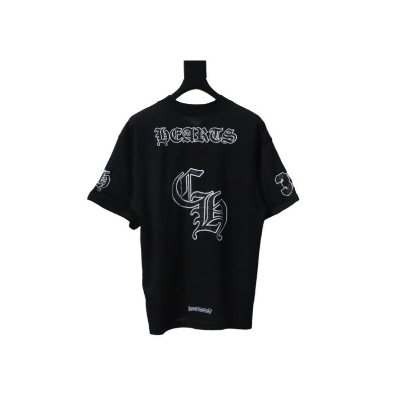 EM Sneakers Chrome Hearts Sanskrit Print Mesh Double Layer Hockey Jersey Sports Set