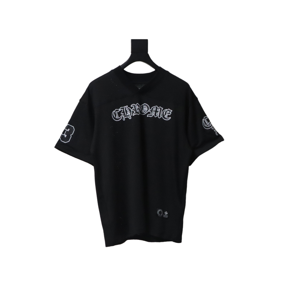 EM Sneakers Chrome Hearts Sanskrit Print Mesh Double Layer Hockey Jersey Sports Set