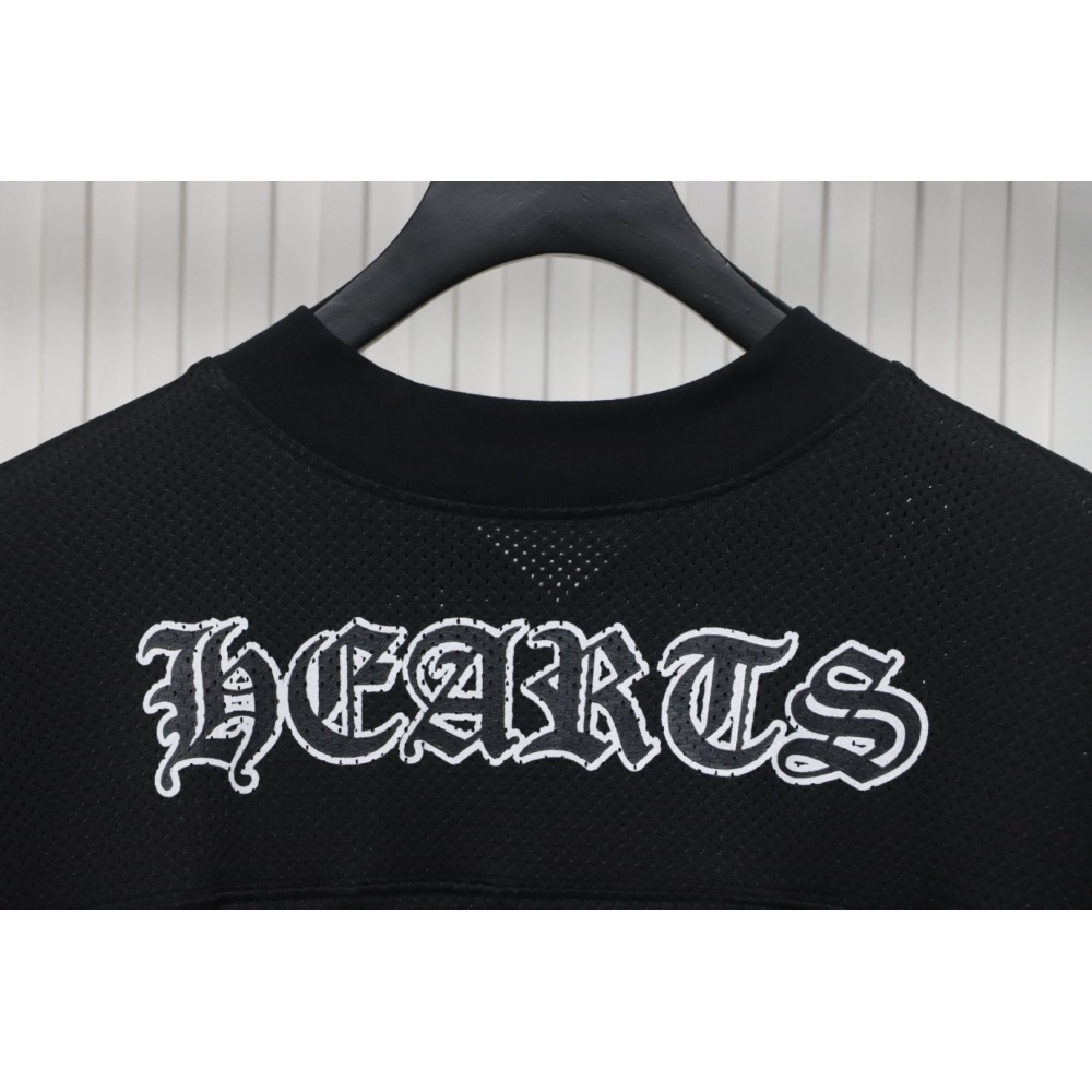 EM Sneakers Chrome Hearts Sanskrit Print Mesh Double Layer Hockey Jersey Sports Set
