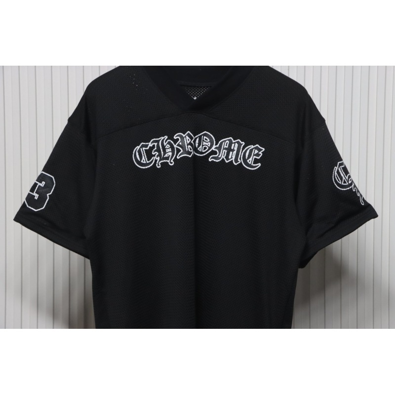 EM Sneakers Chrome Hearts Sanskrit Print Mesh Double Layer Hockey Jersey Sports Set
