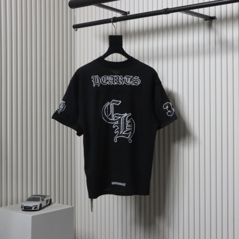 EM Sneakers Chrome Hearts Sanskrit Print Mesh Double Layer Hockey Jersey Sports Set