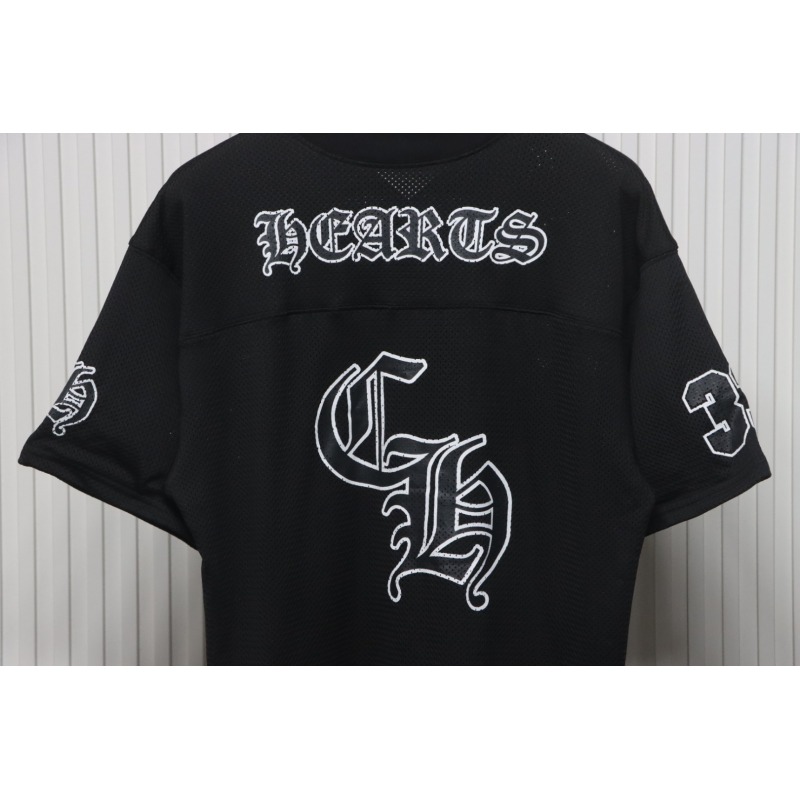 EM Sneakers Chrome Hearts Sanskrit Print Mesh Double Layer Hockey Jersey Sports Set