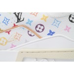 EM Sneakers Louis Vuitton Trainer × Murakami Takashi White