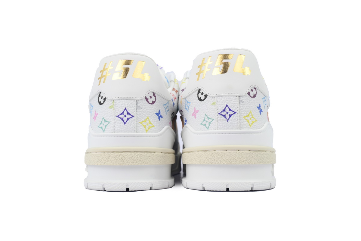 EM Sneakers Louis Vuitton Trainer × Murakami Takashi White