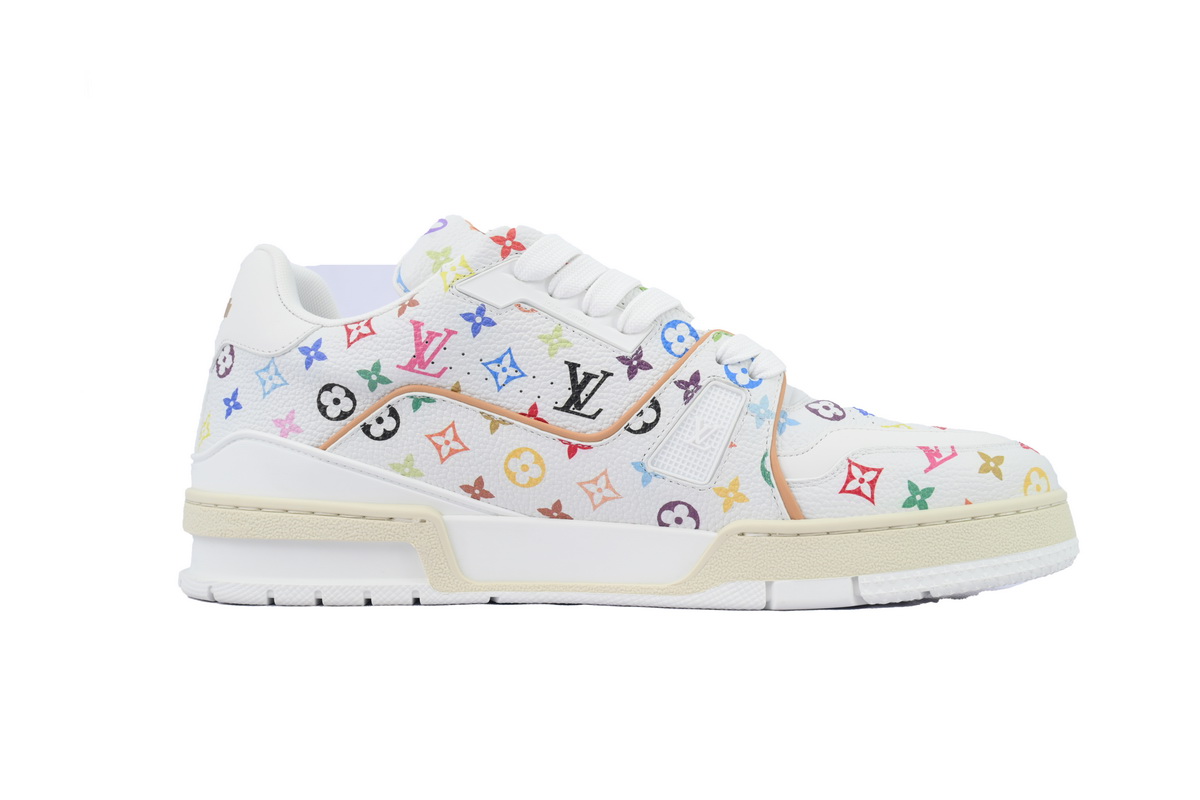 EM Sneakers Louis Vuitton Trainer × Murakami Takashi White