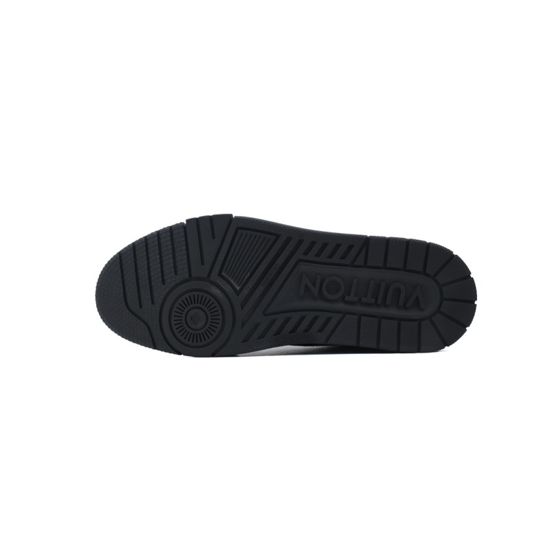 EM Sneakers Louis Vuitton Trainer Black Rivets