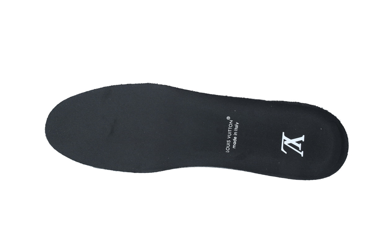 EM Sneakers Louis Vuitton Trainer Black Rivets