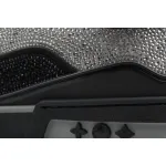 EM Sneakers Louis Vuitton Trainer Black Silver Diamond