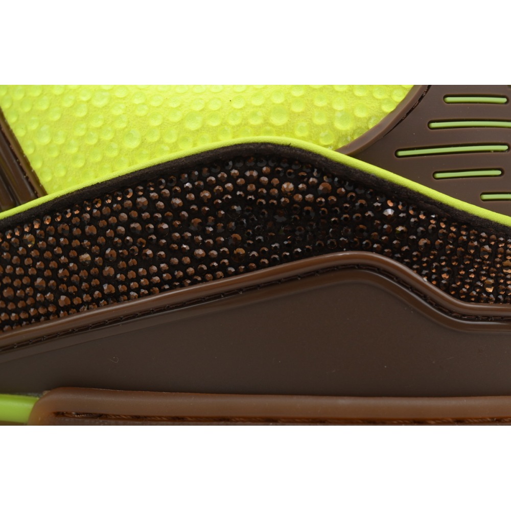 EM Sneakers Louis Vuitton Trainer Brown Green Diamond