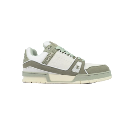 EM Sneakers Louis Vuitton Trainer Frosted Green 02