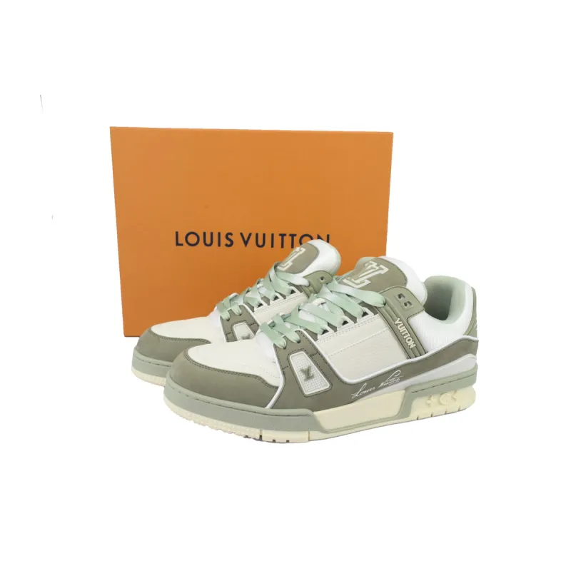 EM Sneakers Louis Vuitton Trainer Frosted Green