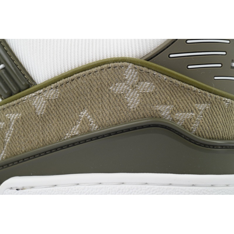 EM Sneakers Louis Vuitton Trainer Military Green Cowboy