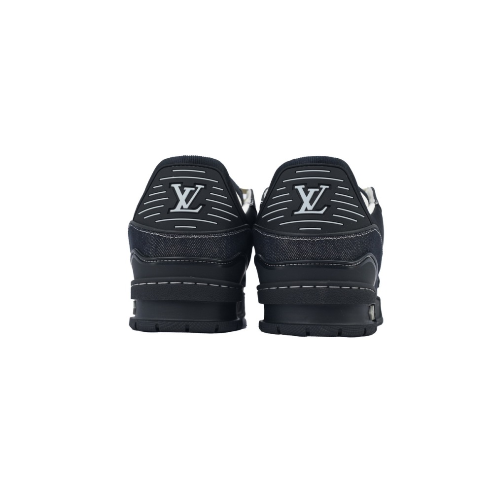 EM Sneakers Louis Vuitton Trainer New All Black