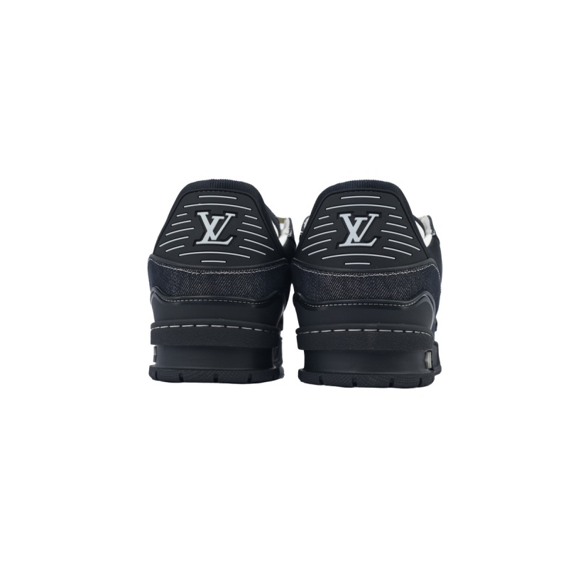EM Sneakers Louis Vuitton Trainer New All Black