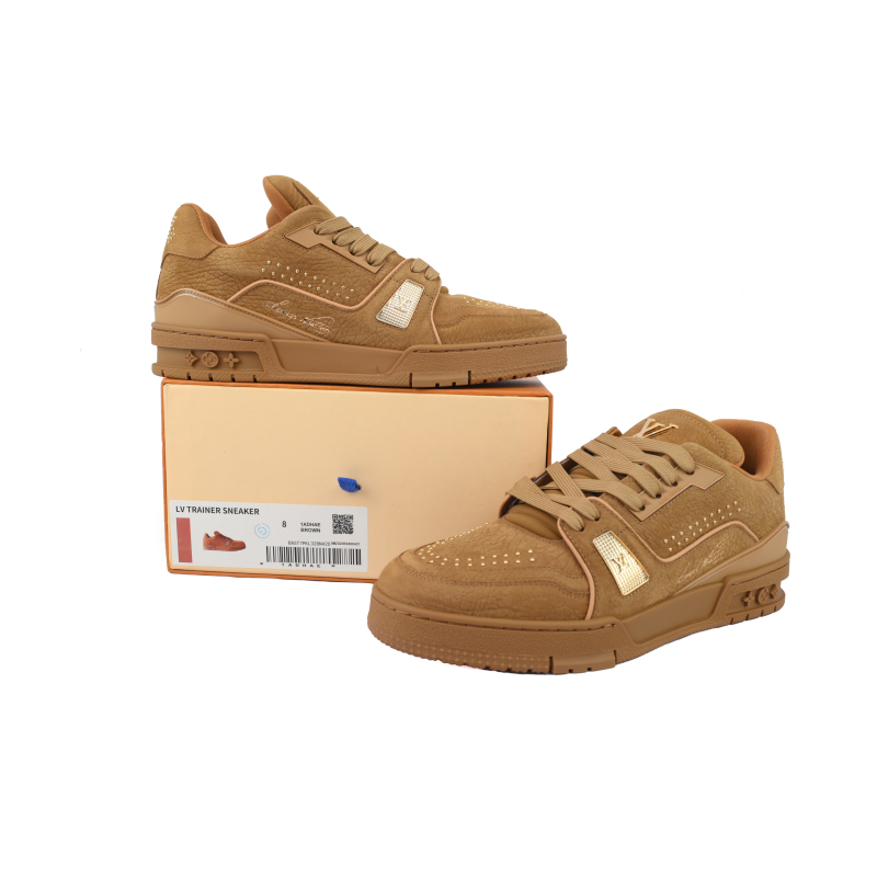 EM Sneakers Louis Vuitton Trainer Sneaker Brown Fivets