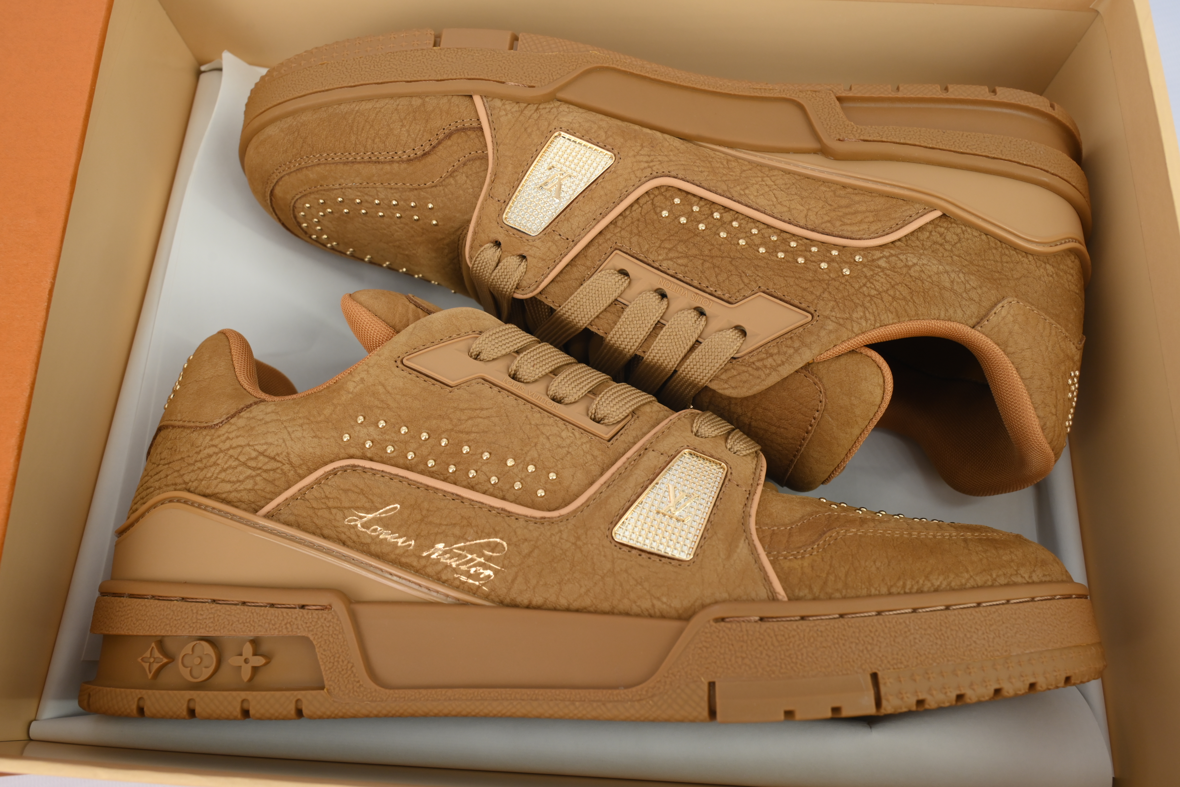 EM Sneakers Louis Vuitton Trainer Sneaker Brown Fivets