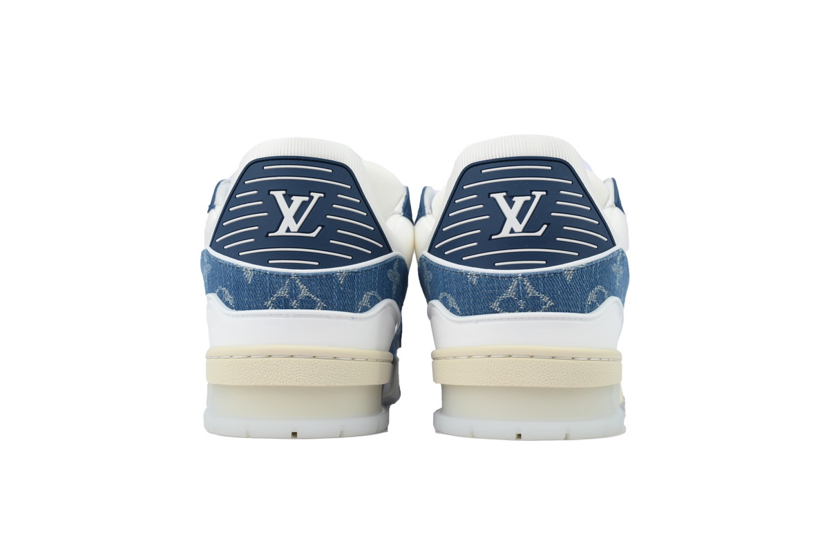 EM Sneakers Louis Vuitton Trainer Sneaker Denim Monogram