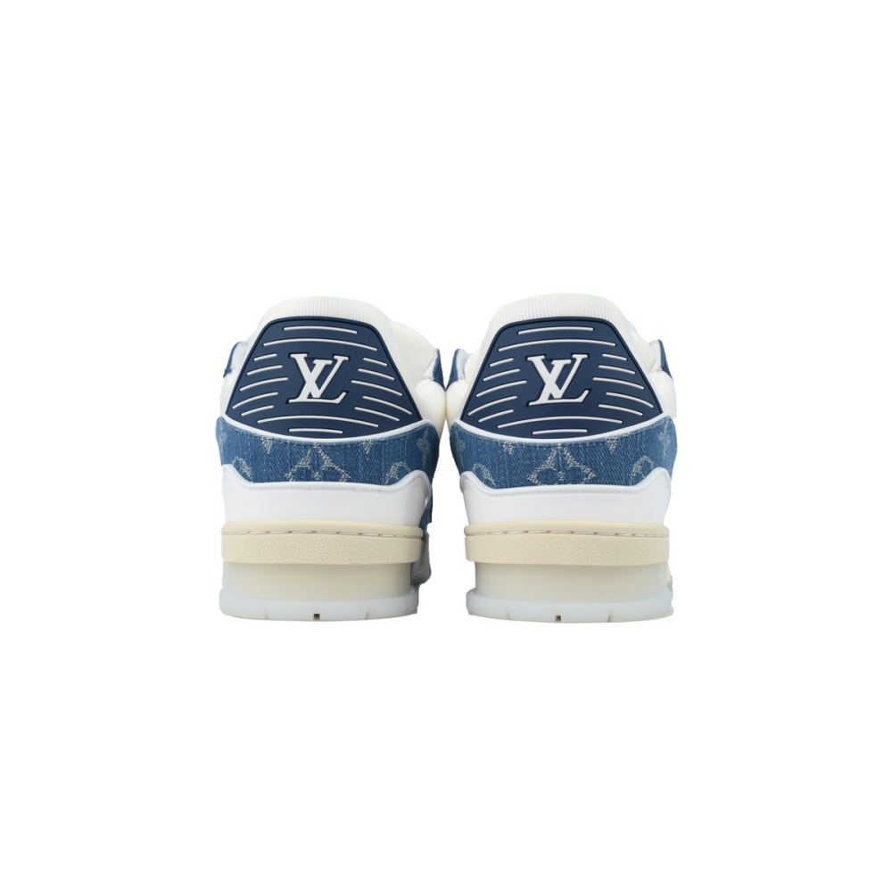 EM Sneakers Louis Vuitton Trainer Sneaker Denim Monogram