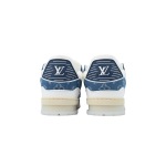 EM Sneakers Louis Vuitton Trainer Sneaker Denim Monogram