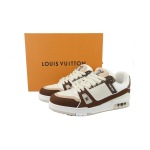 EM Sneakers Louis Vuitton Trainer Sneaker khaki
