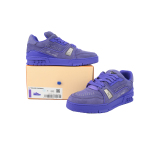 EM Sneakers Louis Vuitton Trainer Sneaker Purple Rivet