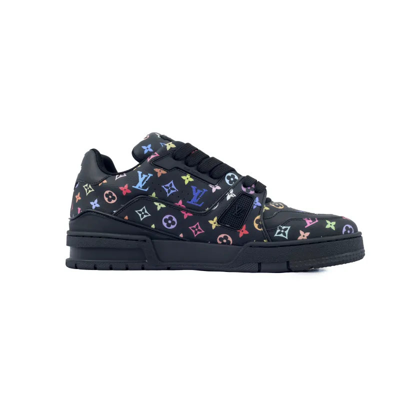 EM Sneakers Louis Vuitton Trainer × Murakami Takashi Black