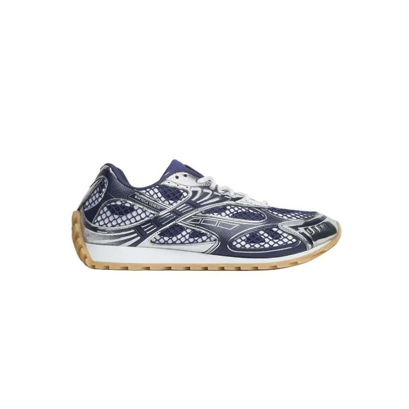 EM Sneakers Bottega Veneta Orbit Deep Blue Silver