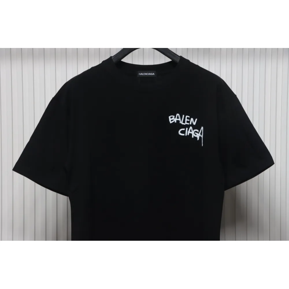 EM Sneakers Balenciaga BLCG Misplaced Letter Print T-shirt