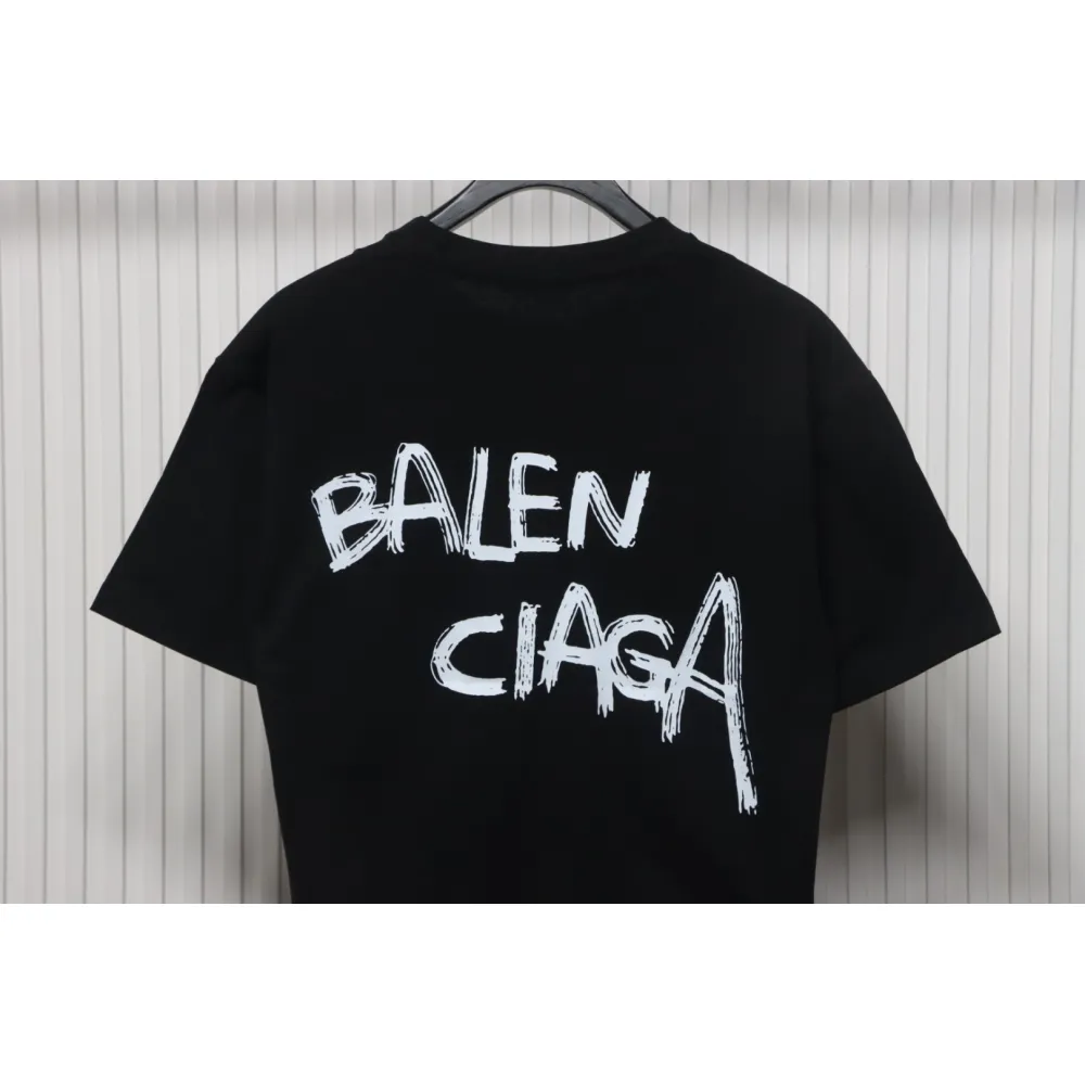 EM Sneakers Balenciaga BLCG Misplaced Letter Print T-shirt