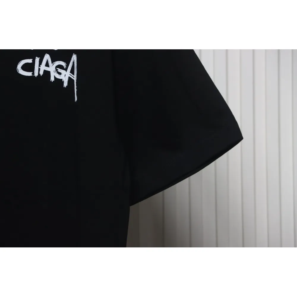 EM Sneakers Balenciaga BLCG Misplaced Letter Print T-shirt